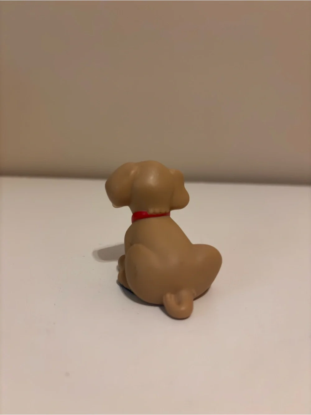 Little People Christmas Brown Dog Replacement Figurine with Red Collar - Pet Toy